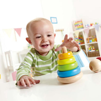 Hape Houten Stapeltoren Clown 16,5 Cm