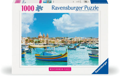 Ravensburger puzzel Malta - 1000 stukjes legpuzzel.