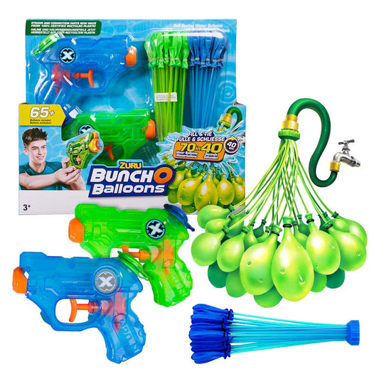 Bunch O Balloons Waterpistoolset – 2 stuks incl. 70 zelfsluitende waterballonnen