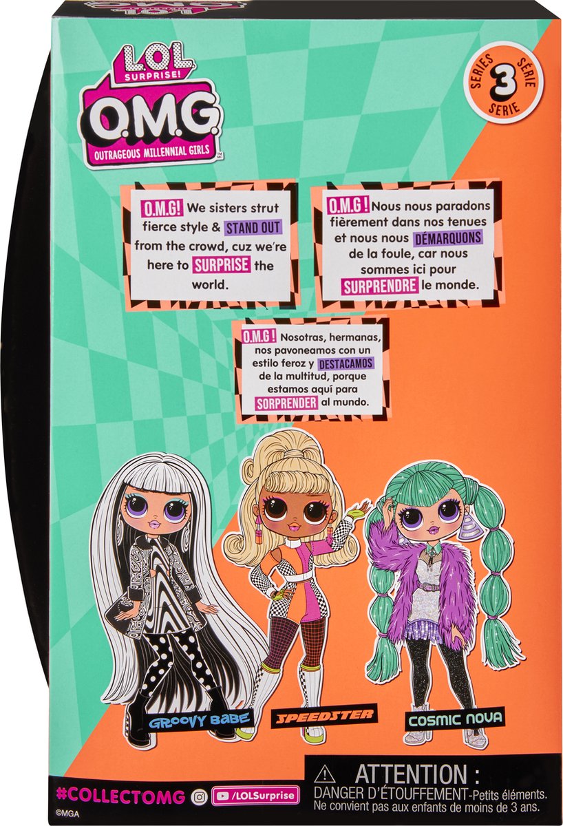 L.O.L. Surprise! O.M.G. HoS serie 3 - Speedster - Modepop