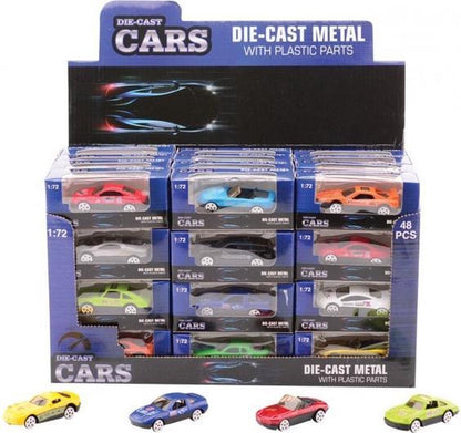 Johntoy Super Cars Die-cast Auto - Metalen speelgoedauto in verschillende kleuren