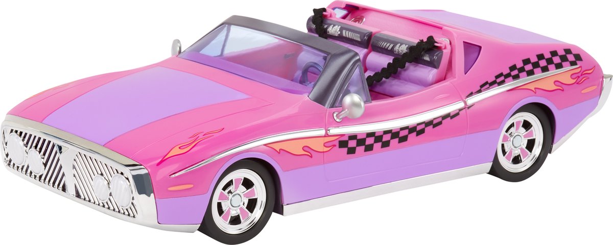 L.O.L. Surprise City Cruiser Auto - Roze/paarse cabrio - Met exclusieve minipop - Met modepop