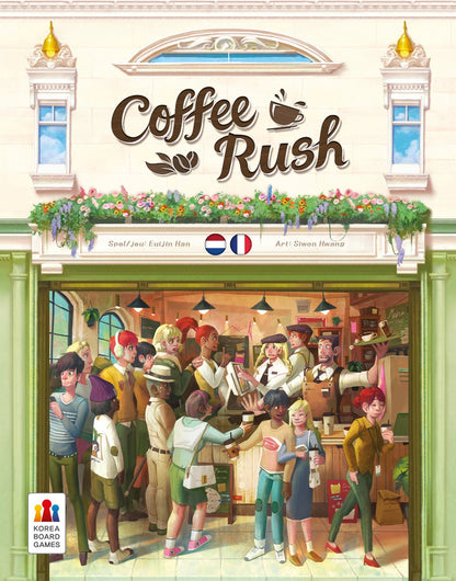 Korea Board Games - Coffee Rush - Nederlandstalig Bordspel - Geschikt voor 2-4 Spelers