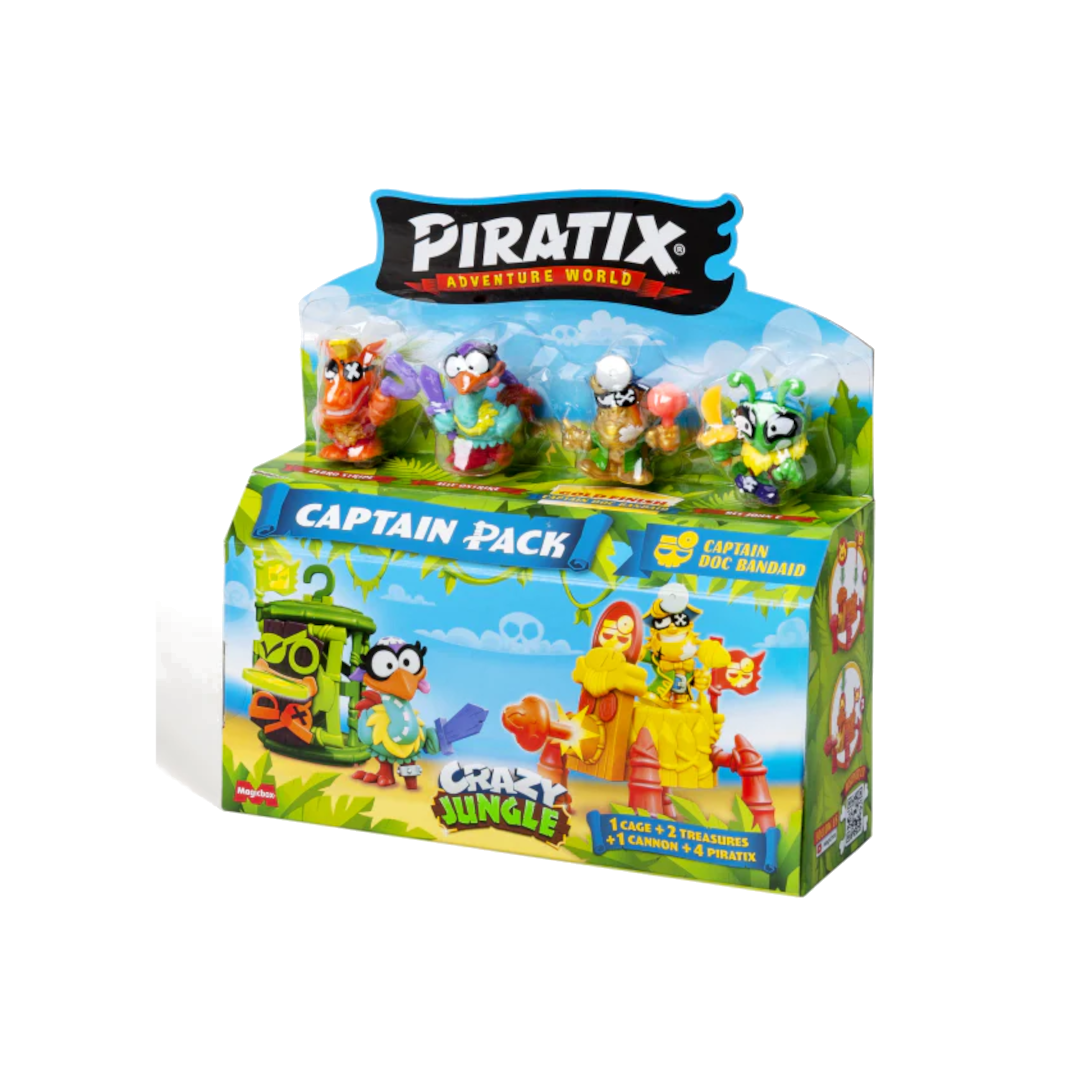 Piratix Gekke Jungle Kapitein Pack