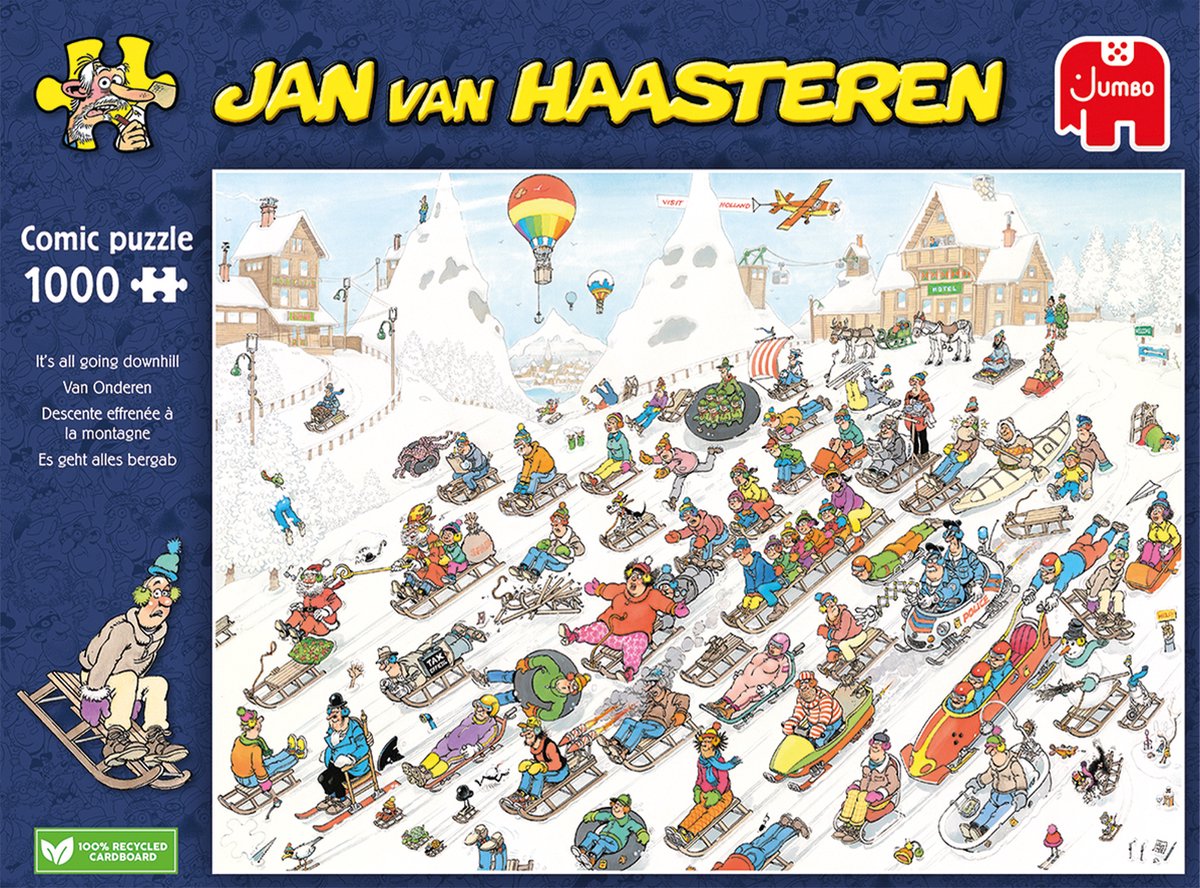 Jan van Haasteren - Van Onderen! - 1000 stukjes - Puzzel