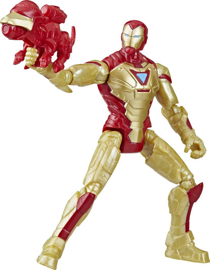 Marvel Mech Strike Mechasaurs Iron Man actiefiguur - 10 cm