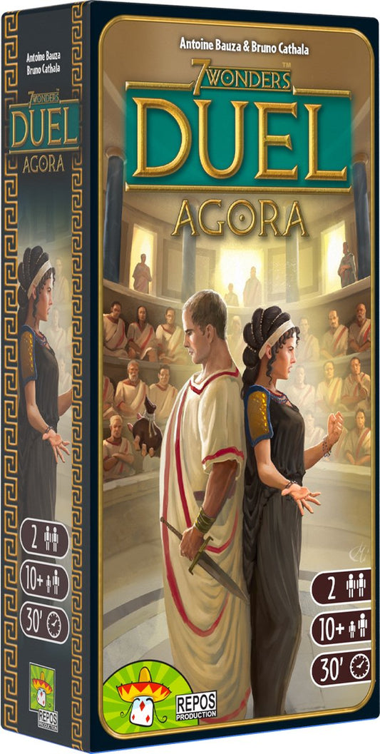 Repos Production 7 Wonders Duel Agora - Uitbreiding met senatoren en invloed