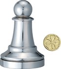 Cast Chess Puzzle - Pawn - Silver