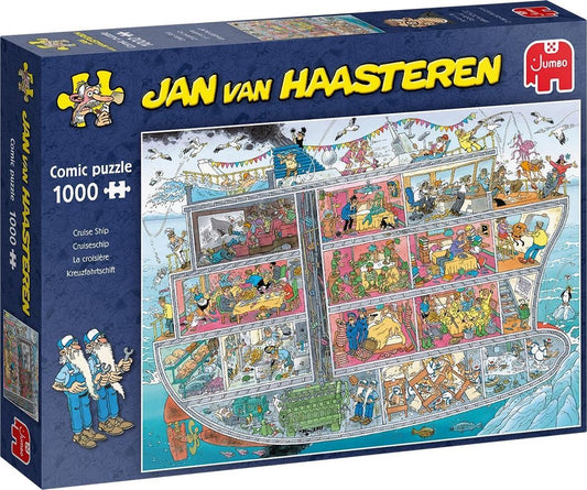 Jan van Haasteren - Cruiseschip - 1000 stukjes puzzel - Legpuzzel