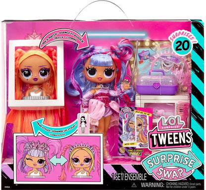 L.O.L. Surprise! Tweens Surprise - 16,5 cm - Swap Modepop - Buns-2-Braids Bailey