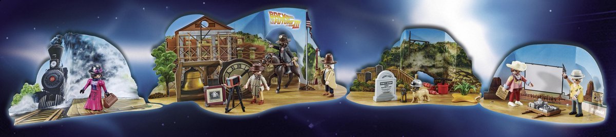 PLAYMOBIL Christmas Adventskalender 2022 "Back to the Future deel III" - 70576
