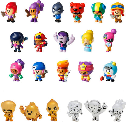Brawl Stars Figuren - Verzamelfiguren 8-pack met 2 verborgen karakters