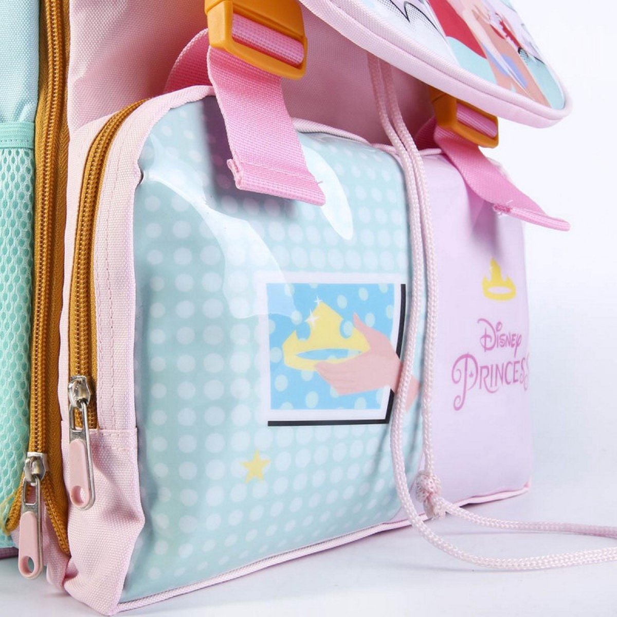 Schooltas Princesses Disney Roze, Multicolor (28,5 x 15 x 41 cm)