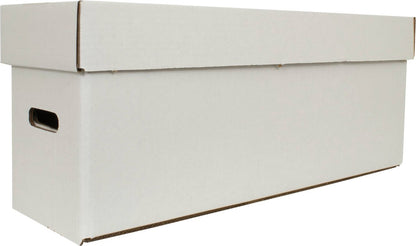 Comic book collectors box - Stripdoos-verhuisdozen-archiefdoos-boekendoos-platendoos-kartonnen doos (wit)