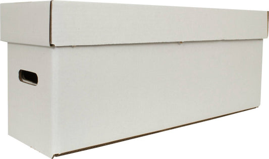 Comic book collectors box - Stripdoos-verhuisdozen-archiefdoos-boekendoos-platendoos-kartonnen doos (wit)