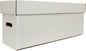 Comic book collectors box - Stripdoos-verhuisdozen-archiefdoos-boekendoos-platendoos-kartonnen doos (wit)