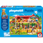 Schmidt Legpuzzel Playmobil Farm Junior Karton Blauw 100 Stukjes