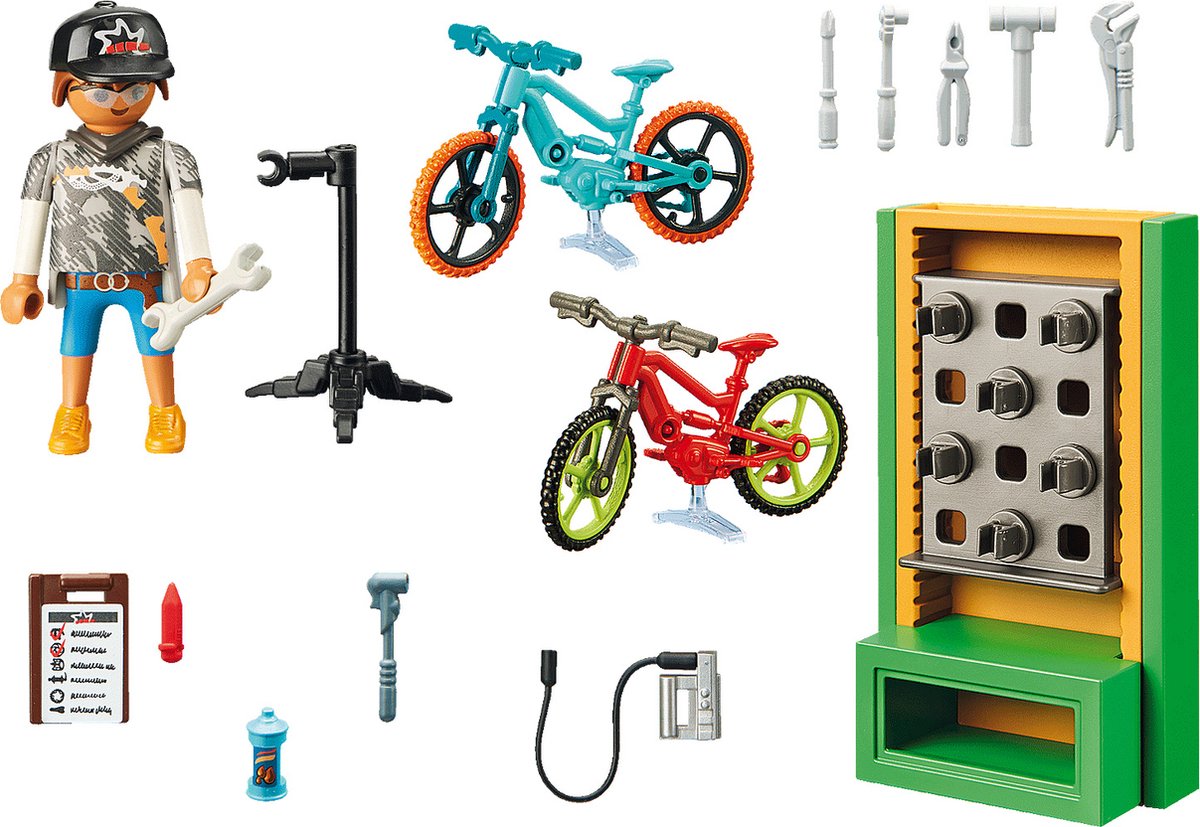 PLAYMOBIL Gift set "E-bike werkplaats" - 70674