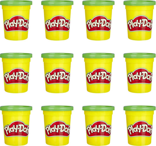 Play-Doh Groene Klei - 12 Potjes