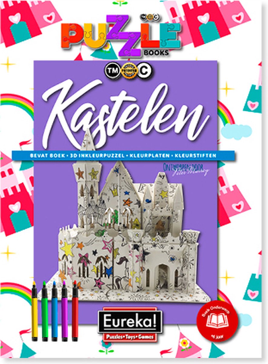 Eureka Puzzelboek Kastelen