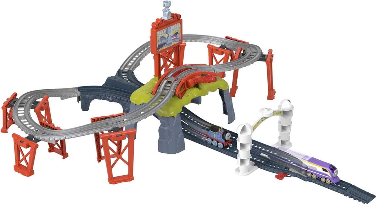 Thomas TrackMaster Push Along Thomas & Kana - Race for the Sodor Cup St [HFW03]