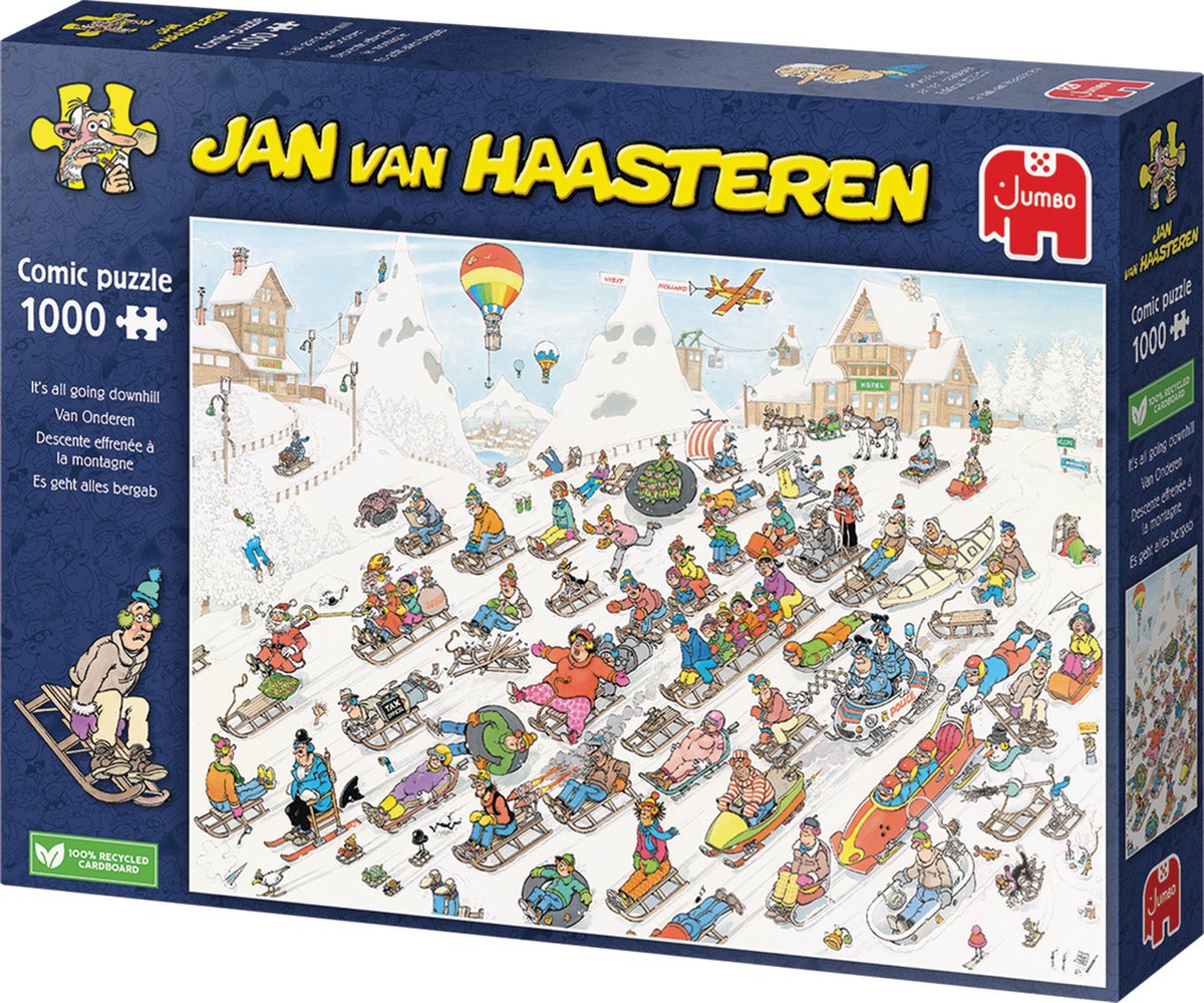 Jan van Haasteren - Van Onderen! - 1000 stukjes - Puzzel