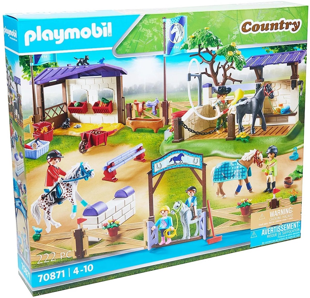 Playmobil Country 70871 | Paardrijtoernooi met wasplaats | 222 pieces