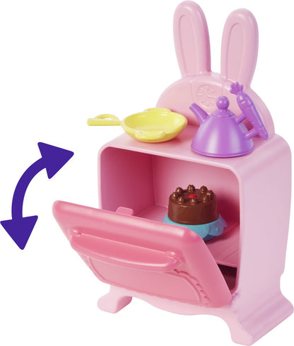Enchantimals Speelset Bree Bunny Meisjes 15,2 Cm Roze 18-delig