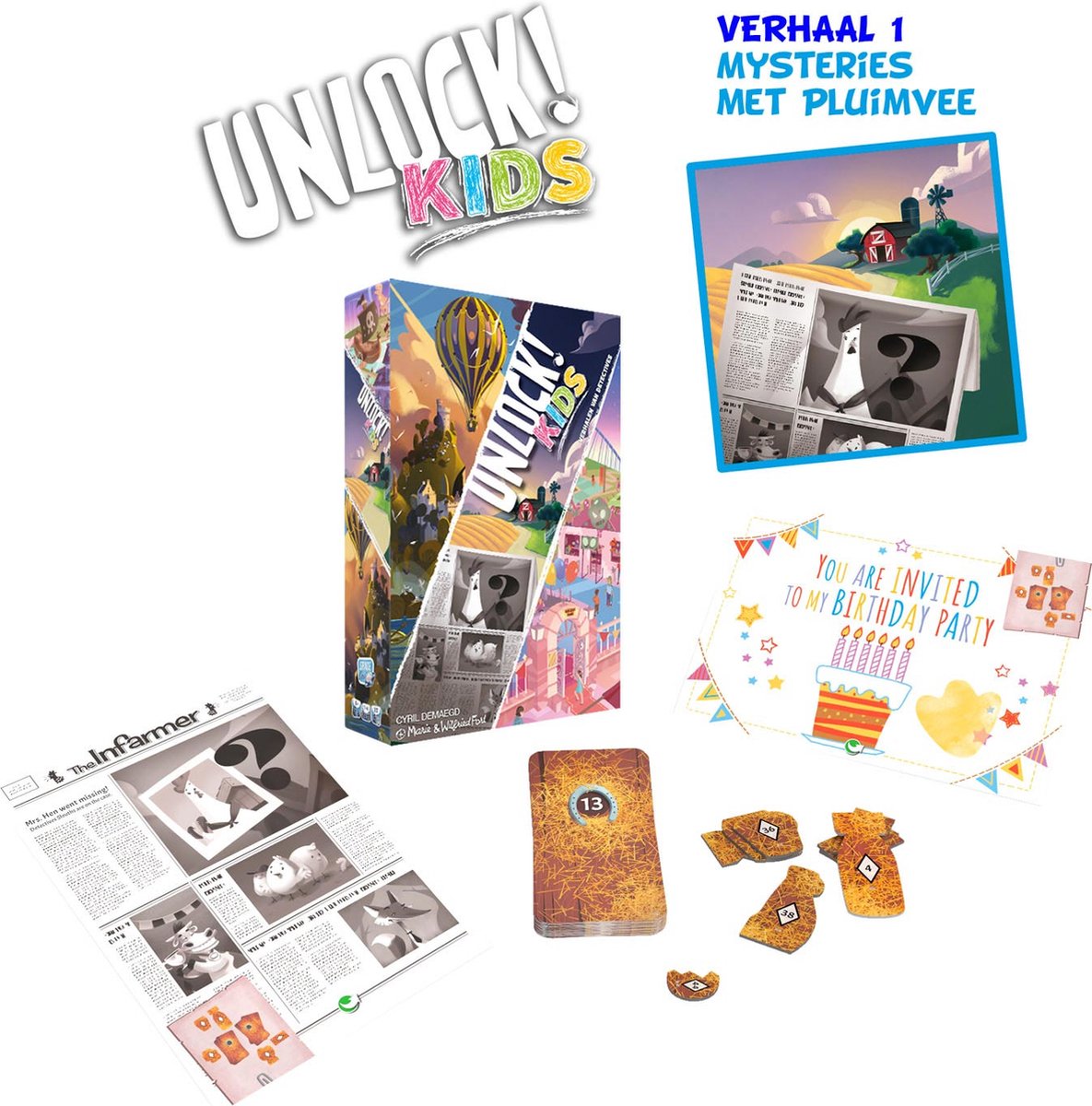 Space Cowboys Unlock! Kids - Escape Room Spel voor 1-4 spelers - 6+ jaar
