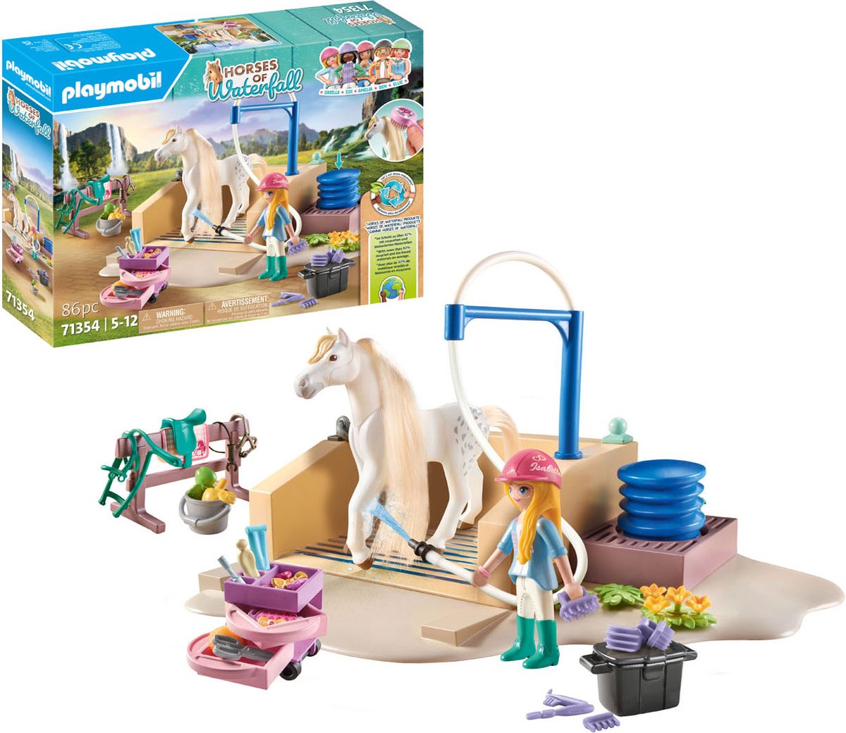Horses of Waterfall Isabella en leeuwin speelset - 71354