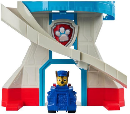Paw Patrol Uitkijktoren met Glijbaan - Chase Rescue Racer