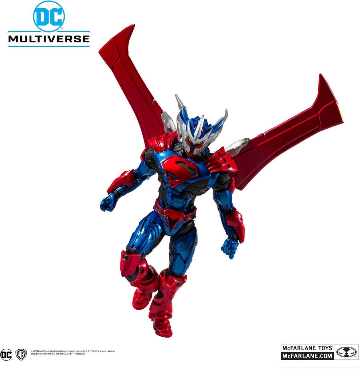 DC Armored Wave 1 - 17,78 cm Actiefiguur - Superman Unchained - Unchained Armor - Superman Batman Speelgoed - DC