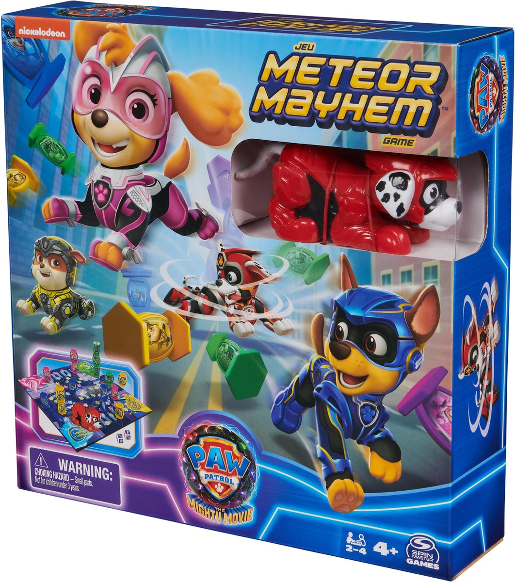 PAW Patrol The Mighty Movie - Meteor Mayhem-bordspel