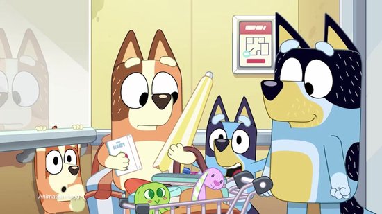BLUEY - 3 in 1 Transformerend Vliegtuig Speelset - Incl. Bluey en Bingo speelfiguren