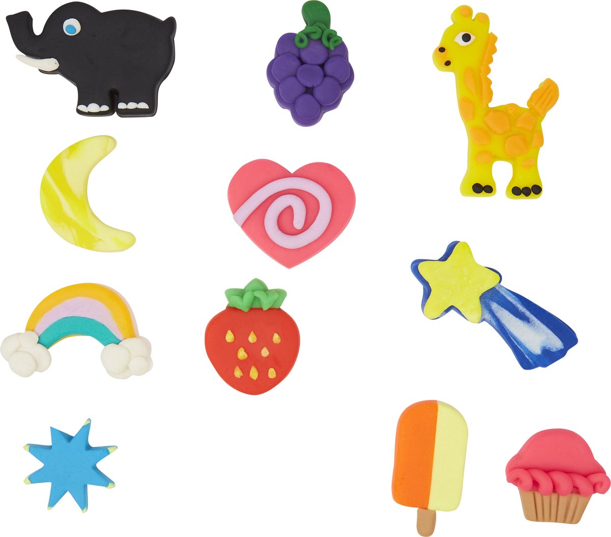 Play-Doh Bucket of Fun - Boetseerklei - 14 gereedschappen - 20 potjes klei