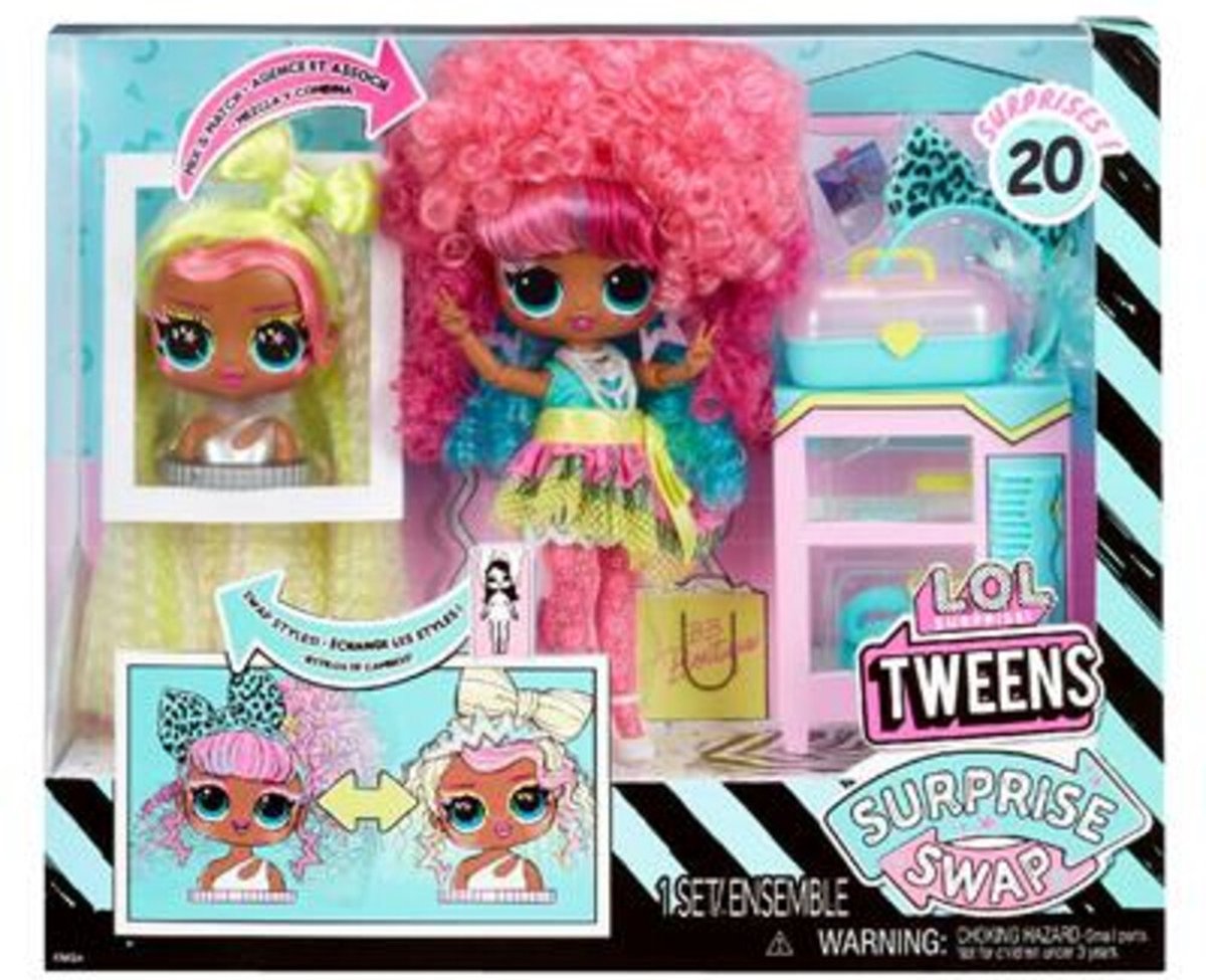L.O.L. Surprise! Tweens Surprise - 16,5 cm - Swap Modepop - Curls-2-Crimps Cora