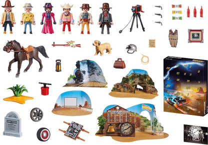PLAYMOBIL Christmas Adventskalender 2022 "Back to the Future deel III" - 70576