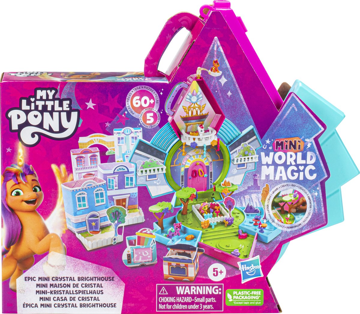 My Little Pony Mini World Magic Epic Mini Crystal Brighthouse, Gebouw, 5 jaar, Meerkleurig