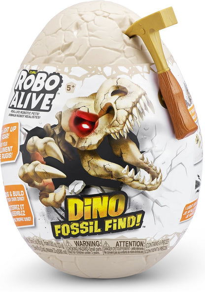 Zuru Robo Alive Fossil Find Dino Ei - Licht en Geluid