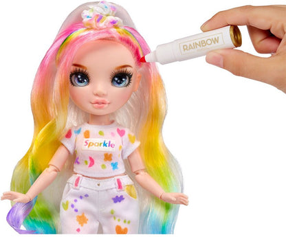 Rainbow High Color & Create - Blauwe ogen - 27 cm - Modepop
