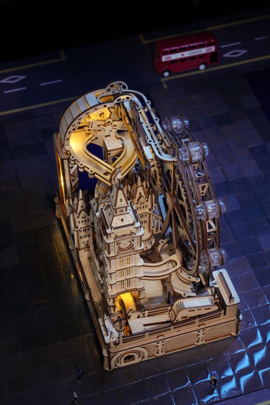 Marble Travel London – Marble Spaceport EGB01 – Houten Knikkerbaan