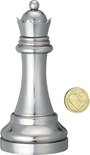Cast Chess Puzzle - Queen - Silver