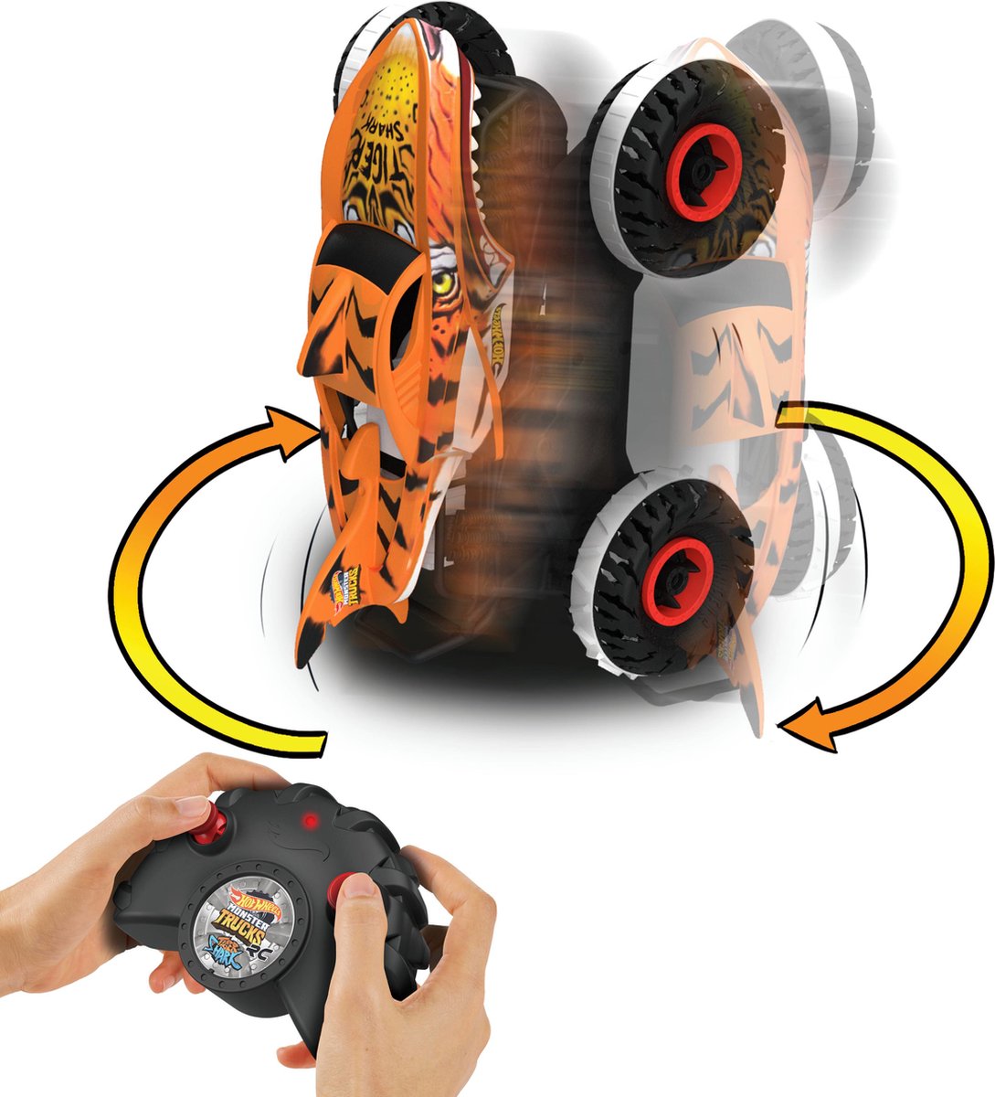 Hot Wheels Monster Trucks Unstoppable Tiger Shark - Raceauto