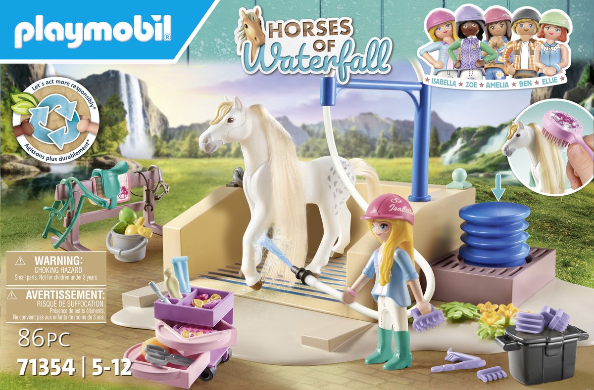 Horses of Waterfall Isabella en leeuwin speelset - 71354