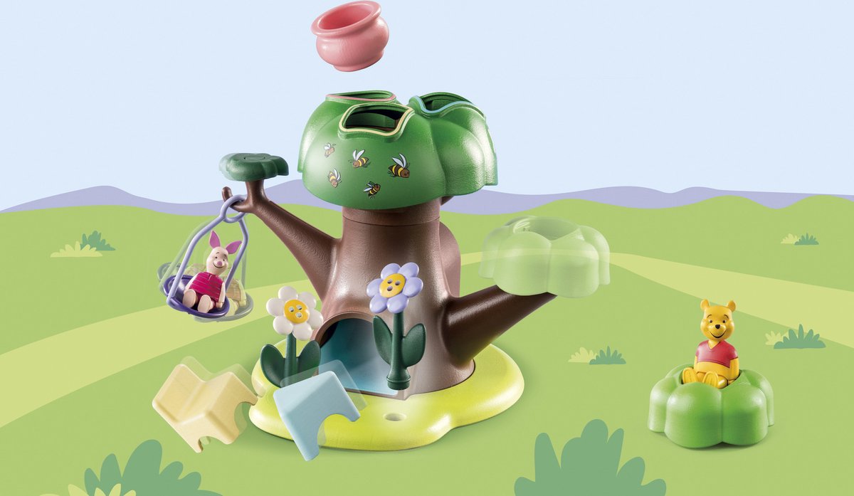 PLAYMOBIL 1.2.3 & Disney Winnie de Poeh Boomhut - 71316