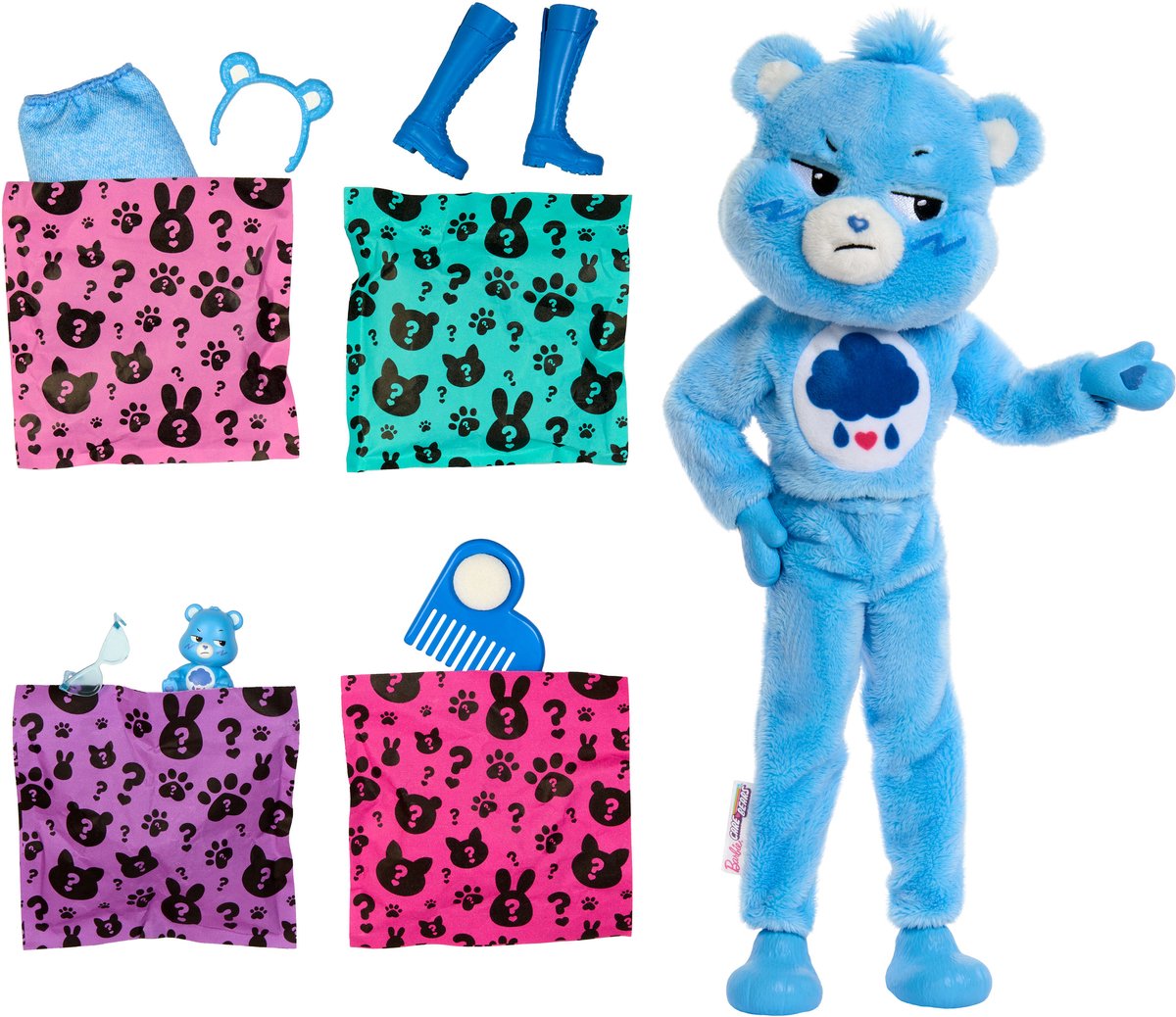 Barbie Troetelbeertjes Cutie Reveal Pop Assortiment, Modepop, Vrouw, 3 jaar, Jongen/meisje, 303 mm, 280 g
