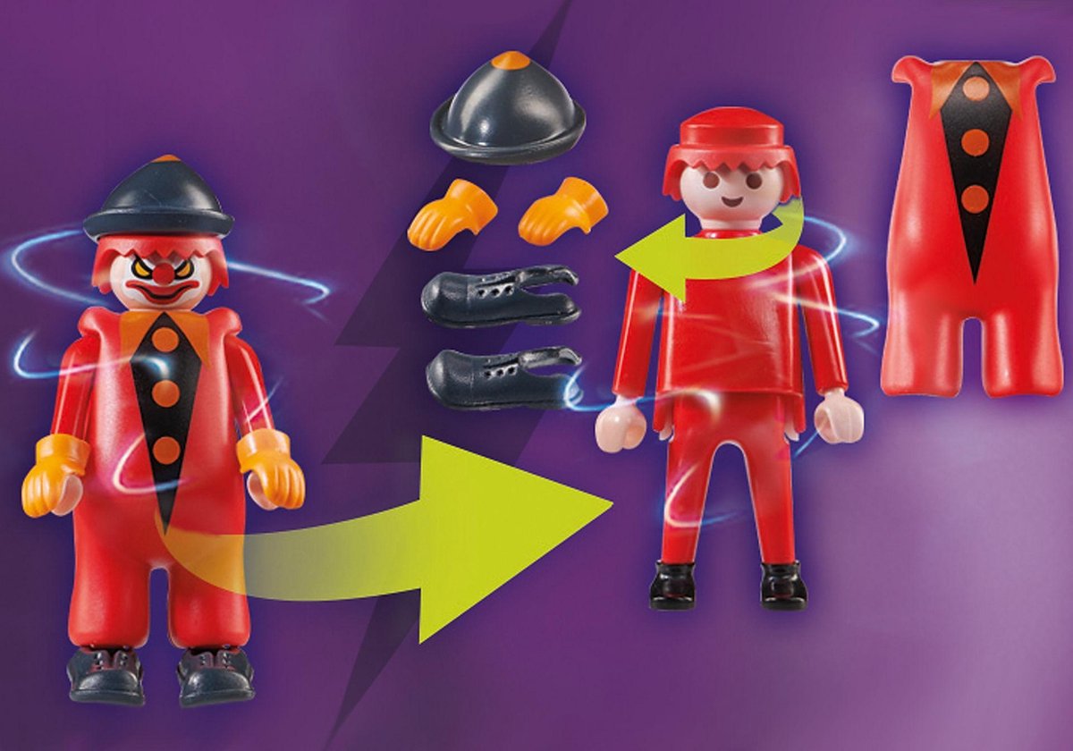 PLAYMOBIL SCOOBY-DOO! Avontuur met Ghost Clown - 70710