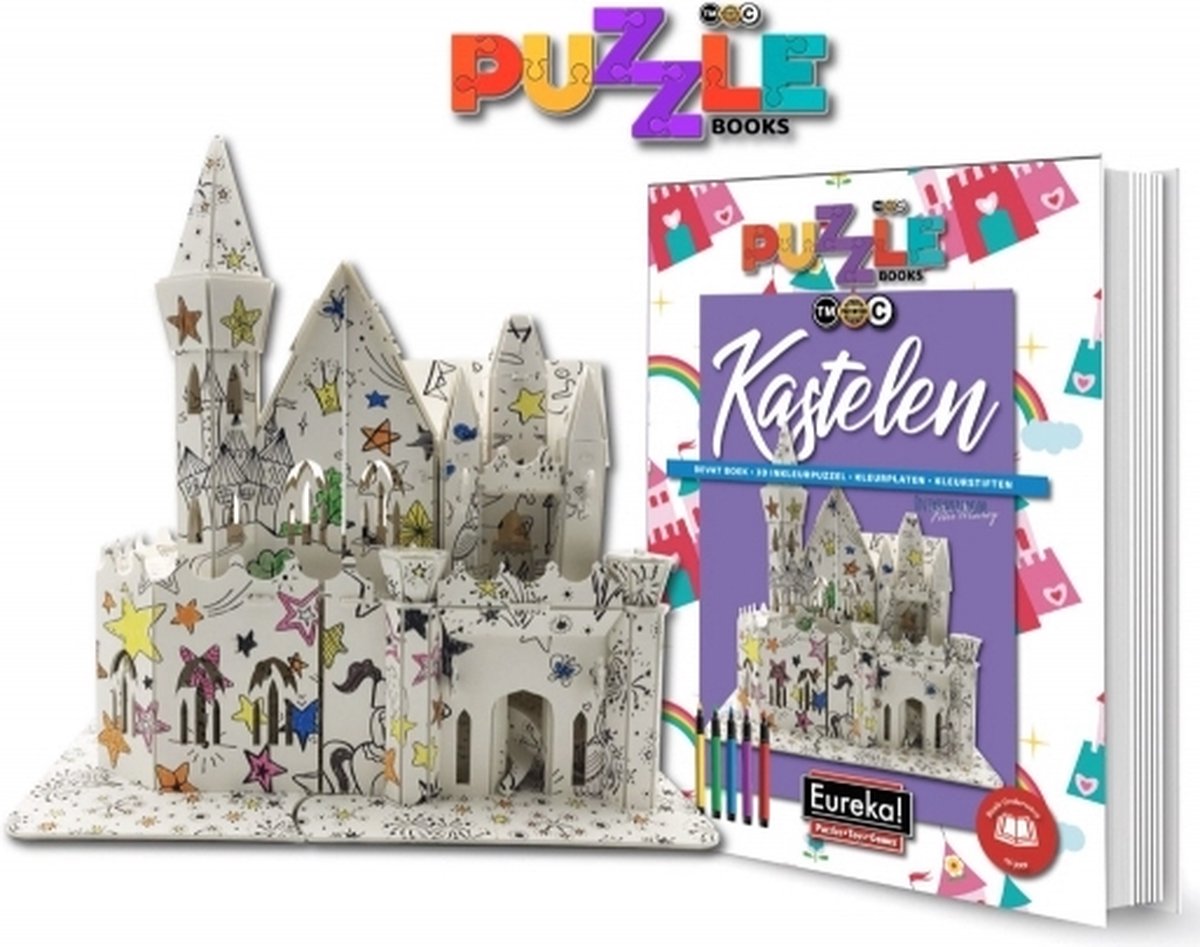 Eureka Puzzelboek Kastelen