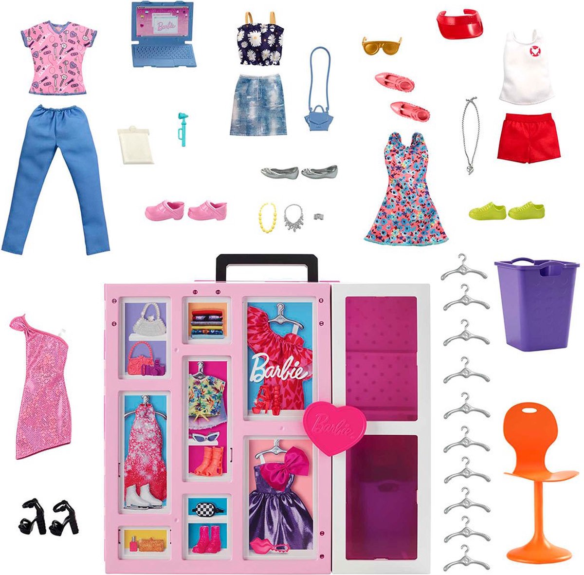 Barbie Super Kledingkast - Barbie kleertjes