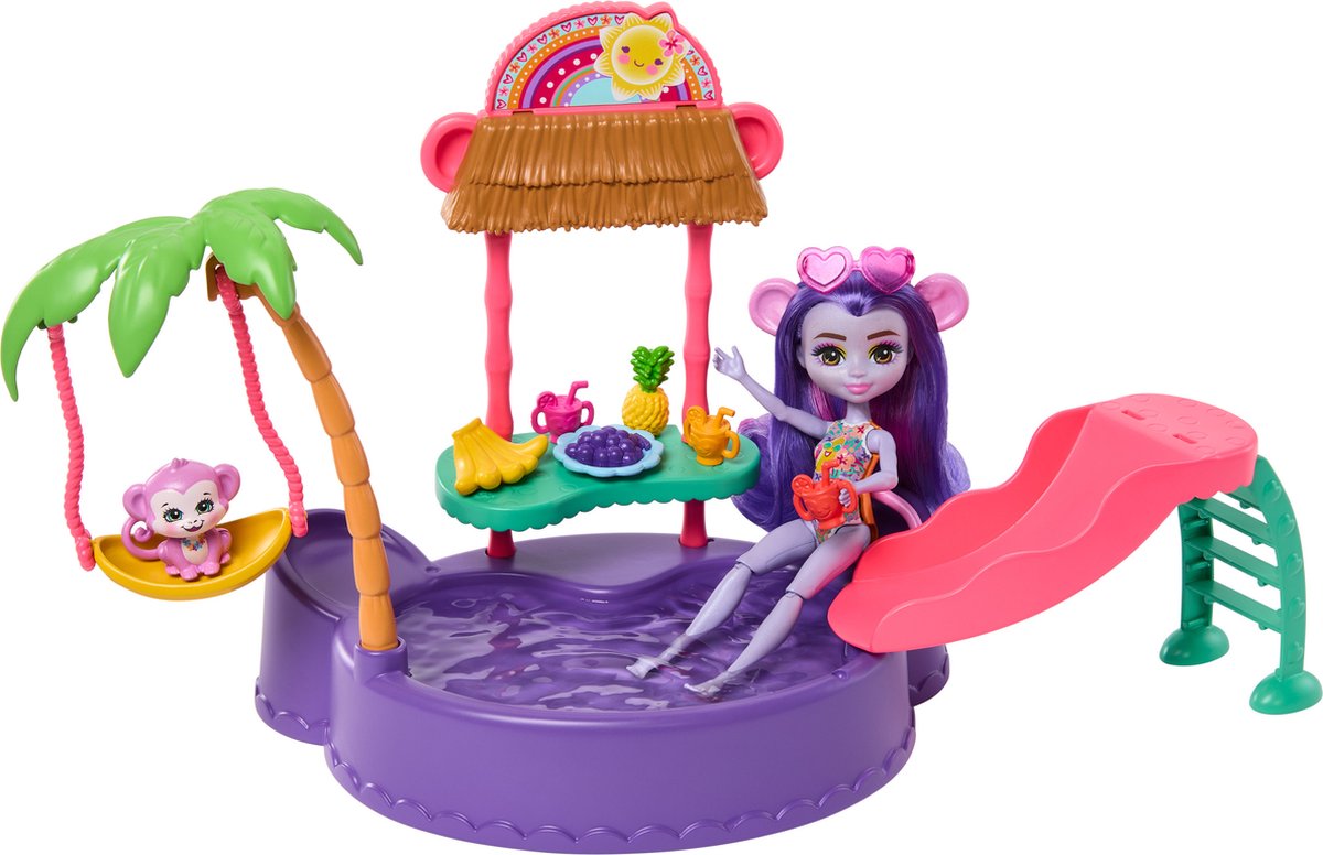 Enchantimals Zon en Strand Apenplonsbad - Speelset